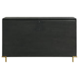 Arini Bedroom Dresser from front with decorative items