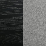Arini Arini Eastern King Bed With Upholstered Headboard Black And Grey 224331Ke - Ella Furniture