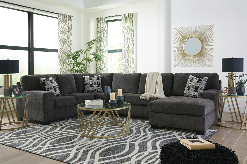 Ashley 807-03 Sectional (Smoke) - Ella Furniture