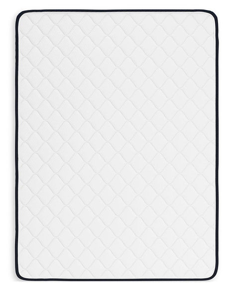 Side view of Ashley Firm Twin Mattress highlighting 6-inch height