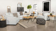 Ashlyn Ashlyn 3-piece Upholstered Sloped Arm Sofa Set White 509891-S3 - Ella Furniture