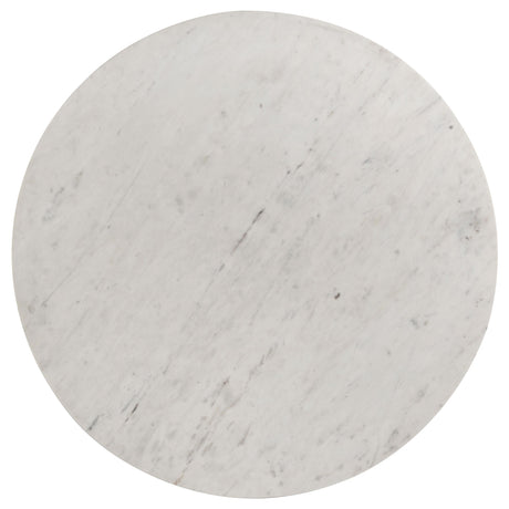 Close-up of marble tabletop on Astoria coffee table