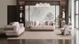 Athena Sofa, Loveseat, and Chair Set with Plush Cushions and Metallic Base from Decor Furniture