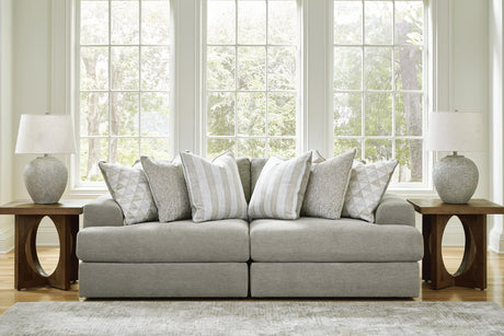 Avaliyah Ash 2-Piece Sectional with Ottoman - image 1