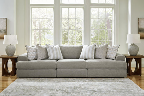 Avaliyah Ash 3-Piece Sectional with Ottoman - image 1
