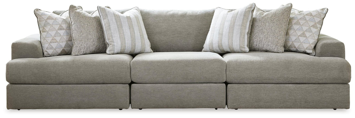 Avaliyah Ash 3-Piece Sectional with Ottoman - image 3