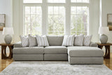 Avaliyah Ash 3-Piece Sectional with Ottoman - image 1