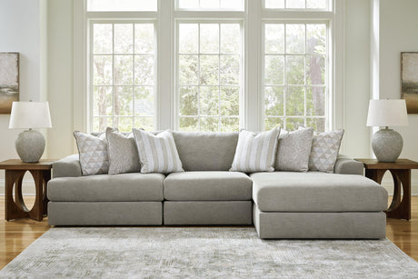 Avaliyah Ash 3-Piece Sectional with Ottoman - image 1