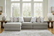 Avaliyah Ash 3-Piece Sectional with Ottoman - image 1