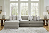 Avaliyah Ash 3-Piece Sectional with Ottoman - image 1
