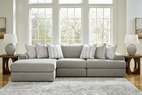Avaliyah Ash 3-Piece Sectional with Ottoman - image 1