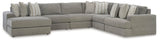 Avaliyah Ash Chenille 6-Piece Sectional - image 2