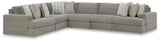 Avaliyah Ash 6-Piece Sectional with Ottoman - image 3