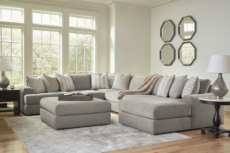 Avaliyah Ash 6-Piece Sectional with Ottoman - image 1