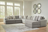 Avaliyah Ash 6-Piece Sectional with Ottoman - image 7