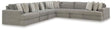 Avaliyah Ash 7-Piece Sectional with Ottoman - image 3