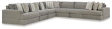 Avaliyah Ash 7-Piece Sectional with Ottoman - image 3