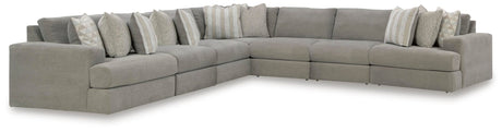 Avaliyah Ash 7-Piece Sectional with Ottoman - image 3