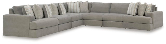 Avaliyah Ash 7-Piece Sectional with Ottoman - image 3