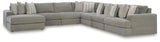 Avaliyah Ash 7-Piece Sectional with Ottoman - image 3