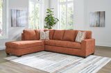 Aviemore Spice Chenille 2-Piece Sectional with Chaise from Decor Furniture