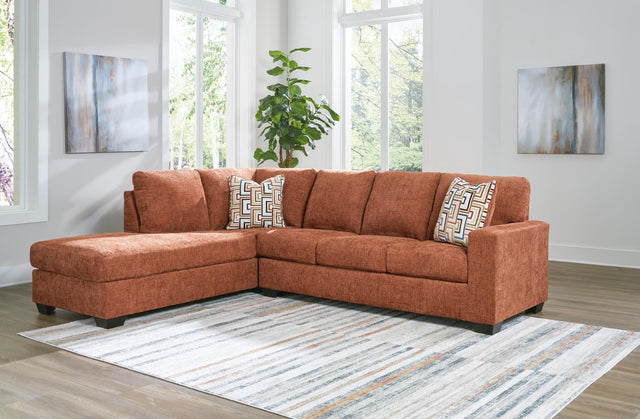 Aviemore Spice Chenille 2-Piece Sectional with Chaise from Decor Furniture