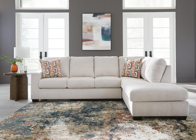 Aviemore Stone Chenille 2-Piece Sectional with Chaise from Decor Furniture