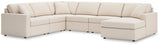 Modmax Oyster Next-Gen Nuvella™ 6-Piece Sectional with Chaise — product view