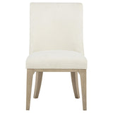 Lucaire Arched Upholstered Dining Side Chair Cream Set of 2 — product image 3