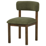 Faulkner Moss Green Upholstered Dining Side Chair Set of 2 — product image 5