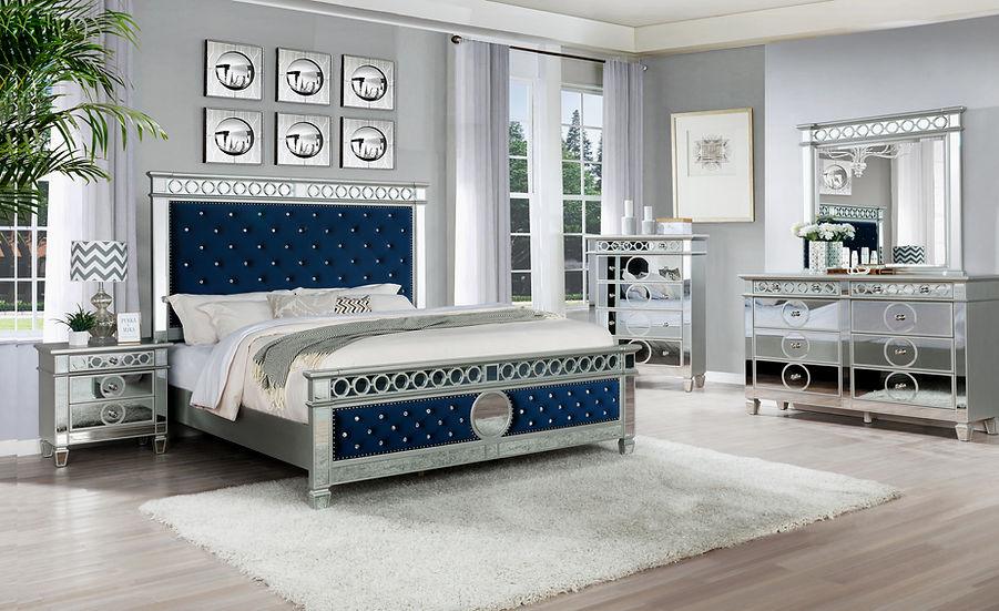 B1852 Bella (Blue Velvet) (Chest) - Ella Furniture