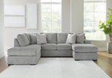 Casselbury Cement 2-Piece Sectional with Ottoman — product image 13