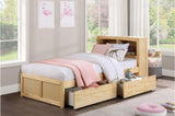 Bartly dresser drawer close-up in natural pine