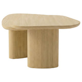 Lester 2-Piece Triangular Nesting Coffee Table Set Honey Oak — product image 4