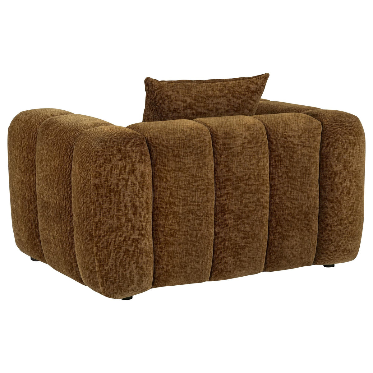 Lazaro Fabric Upholstered Wide Channel Accent Chair Bronze — product image 5