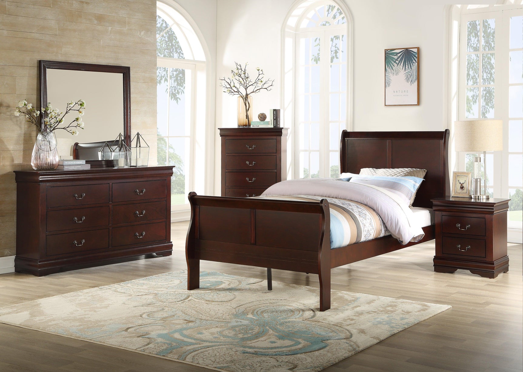 Louis Philip Dresser in modern bedroom style