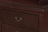 Top view of Louis Philip dresser top panel