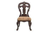 Deryn Park Cherry Modern Classic Traditional Solid Wood Upholstered Oval Dining Room Set - Ella Furniture