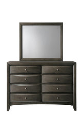 Emily Gray TV stand in gray, modern style