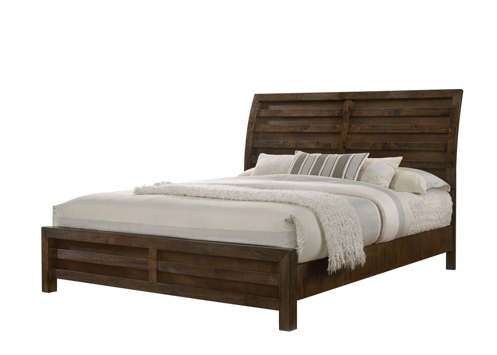 Curtis Nightstand with King bed headboard from Curtis collection