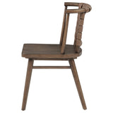 Tallis Brown Woven Leatherette Back Dining Side Chair Set of 2 — product image 5