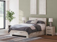 Lawroy Light Natural Queen Panel Bed with Storage — product view