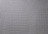 Lillian Silver Tufted Faux Leather King Bed with LED Lighting