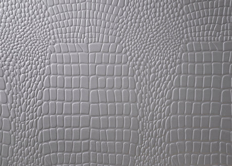 Lillian Silver Tufted Faux Leather King Bed with LED Lighting