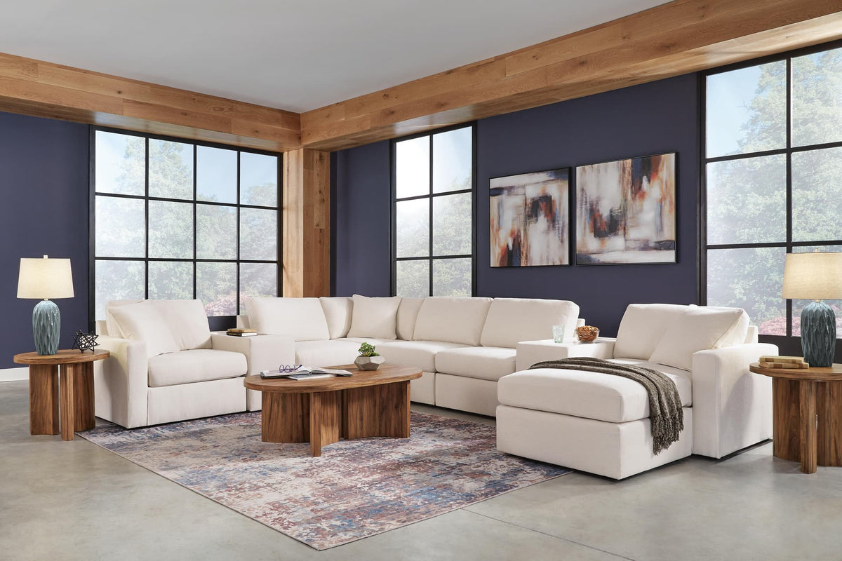 Modmax Oyster 8-Piece Sectional with Ottoman — product view