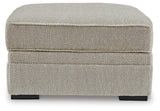Calnita Sisal 2-Piece Sectional with Ottoman — front view