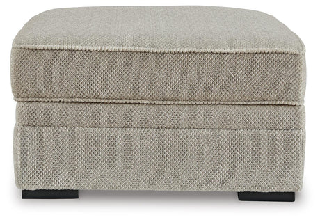 Calnita Sisal 2-Piece Sectional with Ottoman — front view