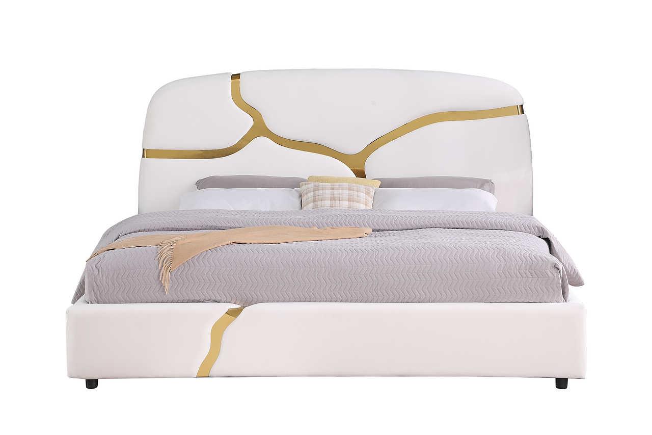 B838 Milan (White) (Queen Bed) - Ella Furniture