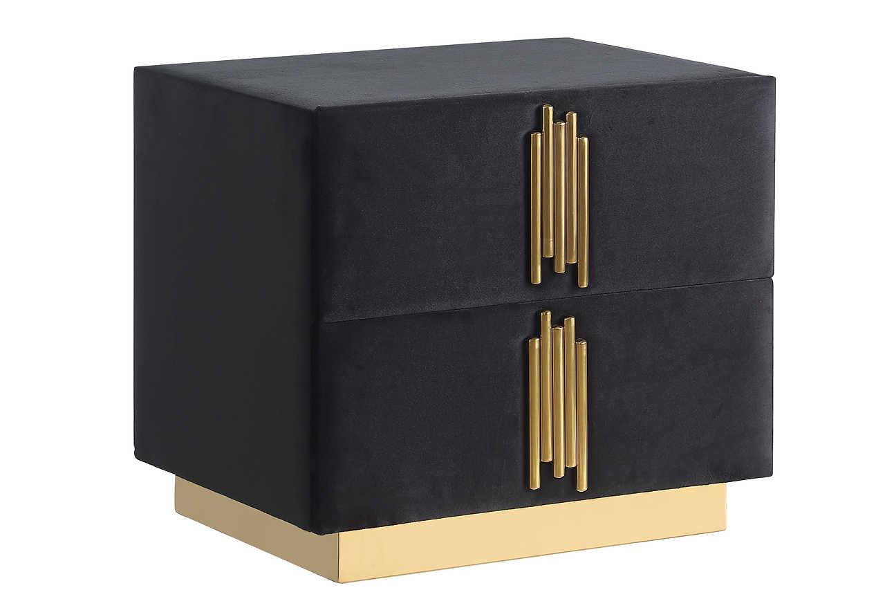 Token King Bed presenting sleek black design