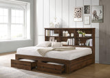 Millie Cherry Brown Full Bed assembly hardware close-up